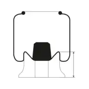 SUITS CONTITECH 6630NP01 AIRSPRING ASSY (ASK057) VOLVO