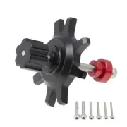 Black/Silver/Red RC Car 1.9/2.2" Beadlock Tire Wheel Hub For 1/10 Scale RC Car