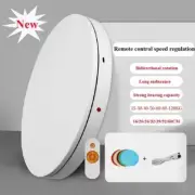 360° Motorized Remote Rotating Jewelry Turntable Display Stand Electric Loading