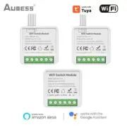 AUBESS Tuya Wifi 16A Mini Smart Switch Module 2/3/4 Gang Support 2-way Control