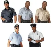 Security, Police & Uniform Short Sleeve Shirt Professional Mens Work Shirt S-4XL
