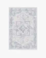 120' x 185' | Machine Washable Runner Rug | Kid & Pet Friendly | Indoor Rug | Kira Soft Blue Flatwoven Rug | Ruggable