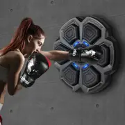Centra Punching Box Music Machine Training Bluetooth 8 OZ Boxing Glove Black