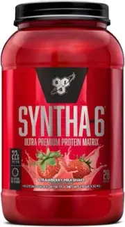 BSN SYNTHA-6 Whey Protein Powder, Strawberry Protein Powder with Micellar Casein