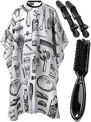 HOOMBOOM Professional Salon Cape with Snap Closure, Waterproof Hair Salon Cutting Cape Barber Hairdressing Cape