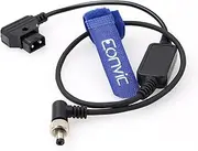 Eonvic 12V Locking 2.5mm DC Right Angle to D-Tap Cable for ATEM Mini switcher