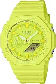 [Casio] G-Shock GA-2100-9A9 2100 Series Analog Digital Yellow Strap Men's Watch, Yellow Dial, 48.5 × 45.4 × 11.8 mm