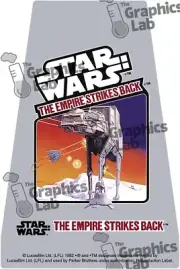 Replacement Game Cartridge Label - Star Wars: Empire Strikes Back for Atari 2600