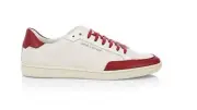 Saint Laurent Mens Perforated Low Top Sneakers Sz 46 NIB