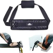 Nordic Hamstring Curl Strap – with Extra Large Foam Stopper and Thick Neoprene Padding, Fits Various Doors, Enhances Leg Strength and Muscles