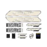 GT - 2001 Jamie Bestwick Pro Model - beige white for maroon frame decal set - Ol