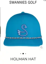 NWT men’s Swannies Golf Holmat Hat Rope Snapback cap $30