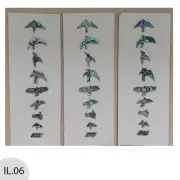 BIG SALE BUY 1 GET 1 FREE SHIP Bird Inlay Abalone Fretboard Guitar Luthier IL06