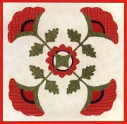 Thru Grandmother's Window - Quilt, Sewing Applique Pattern - PIONEER TRAIL