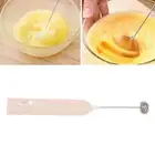 Mini Electric Blender & Milk Foamer - Cordless Whisk 3-Speed Apricot