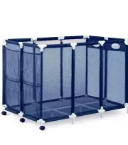 Modern Blue Pool Storage Bin - XX-Large | Mesh Organizer for Goggles, Beach Ball