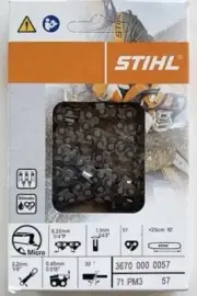 Chain Chainsaw Stihl Original MSA161T CM 25 1/4 57 Mesh 3670-000-0057