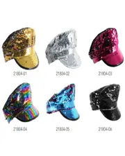 Rainbow Reversible Sequins Hat