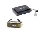 Kings 12V Travel Sandwich Press |Toasties |Grill + Clear Top Canvas Bag