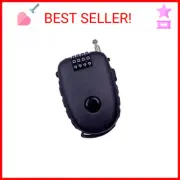 Bosvision Cable Combination Padlock, Ski Lock, Stroller Lock, Cable Lock, 90cm /