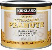 Kirkland Signature Super Extra Large Peanuts Roasted & Salted Virginia Variety Extra Crunchy