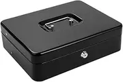 Money Box,Money Safe for Cash with Lock | Multi-Compartment Coin Organizer Tray for Saving Management, Business Use, Home Security, Shop Store