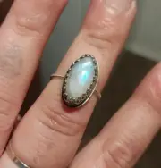Moonstone Ring Size 7