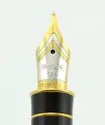 Parker Sonnet Fountain Pen Nib & Feed 18Kt Gold 2 Tone Medium Pt Nib New