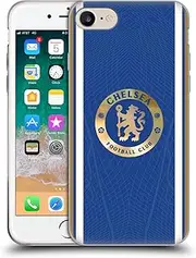 Head Case Designs Officially Licensed Chelsea Football Club Home 2023/24 Kit Soft Gel Case Compatible With Apple iPhone 7/8 / SE 2020 & 2022