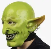 AQKILO Goblin Mask Scary Halloween Latex Full Head Realistic Mask Fan Seedl 6