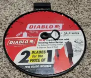 DIABLO 2pcs Framing Circular Saw Blade 7 1/4”24 Tooth Carbide