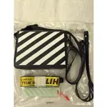 法國二手 OFF-WHITE DIAGONAL STRIPE BINDER CLIP 條紋 肩背包 昆凌同款