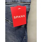 Spanx Distressed Ankle Skinny Jeans Medium Wash Size S NWT $128
