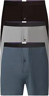 [MeUndies] – Men’s Boxers with Fly – Breathable and Comfortable Tencel Micro Modal Fabric – 3 Pack - Small, Print Pack 2, Small
