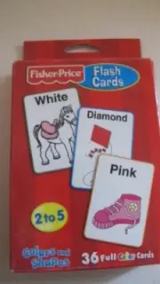 Fisher Price Flashcards. Colors and Shapes. Grades 2-5. New
