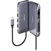 MBEAT UCDX9 Elite X9 9 In 1 USB-C Docking Station Pd Giga LAN HDMI VGA