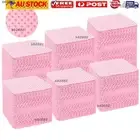 200Pcs Lint Free Nail Wipes Soft Nail Polish Remover Wipes + Pump Dispenser Au◦