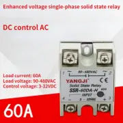 DC Control AC DC-AC Enhanced Voltage Single Phase Solid State Relay SSR-60DA-H