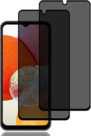 Privacy Screen Protector for Samsung Galaxy A14 4G/5G [Pack of 2], Privacy Screen Protector, Privacy Protective Glass, 9H Hardness, Scratch-Resistant, Anti-Fingerprint, Bubble-Free, Anti Spy Screen Protector for Galaxy A14