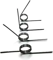 10pcs 65Mn Steel V-Shaped Spring Coil Spring Wire Diameter 1.4mm Angle 60 90 120 180 Degrees(12.6mm90degrees10Pcs,12mm)