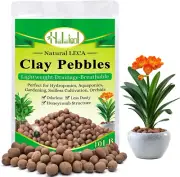 10 LB Leca Clay Pebbles 4Mm-16Mm Natural Hydroton Balls for Indoor Plants