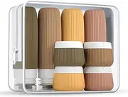 AmiCera Travel Bottles for Toiletries 8 pcs Tsa Approved Travel - 90ML&30ML