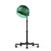 Professional Ionic Hooded 1875W Hair Dryer with 3 Temperature Settings, Trans...
