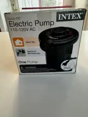 Intex 66619WL Quick-Fill AC Electric Air Pump for Inflatable Mattress - Black