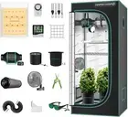 2x2 Grow Tent Kit,TS600 LED Grow Light Full Spectrum Indoor Grow Tent Complete S