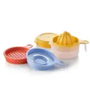 New Tupperware Ez Cooks Maid Juicer Zester, Egg Separator Measure Cup All in One