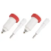 White And Red Banana Jack High Voltage Connectors Plugs & Sockets❀