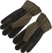 [VALICLUD] Men's Thermal Gloves Windproof and Waterproof Hiking Gloves for Winter Olive Green Touchscreen