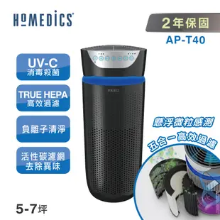 美國 Homedics 家醫 UV殺菌空氣清淨機濾網 AP-T40FL 白色