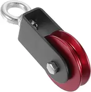 NUOBESTY Aluminum Alloy Pulley Versatile Cable Attachment Gym Pulley Small Pulley Wheel Pulley System Gym LAT Exercise Fitness Weight Pulley Gym Cable Pull-up Pulley Wheel for Cable Pulley